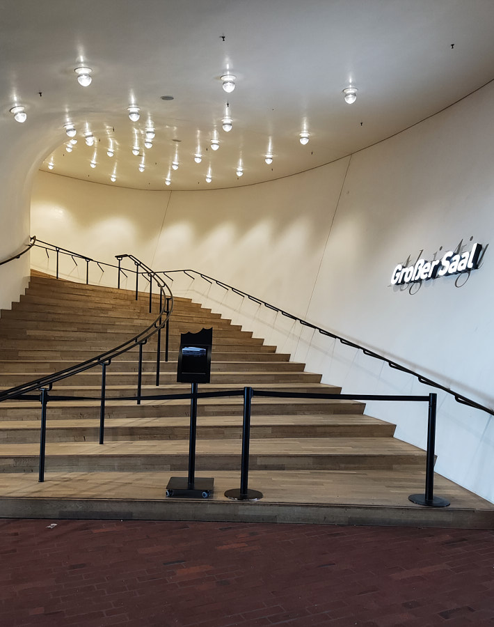 Elbphilharmonie Treppe zum grossen Saal