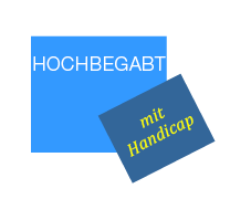 Logo Blog Hochbegabt mit Handicap Transparent